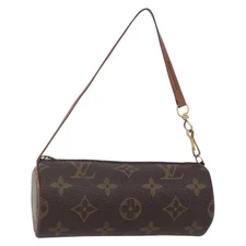 LOUIS VUITTON Monogram Papillon Pouch LV Auth bs29825