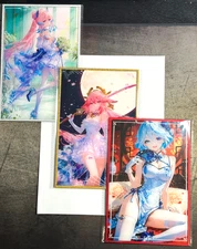 Pick Your Goddess 2 - GENSHIN IMPACT Waifu Trading Cards - A5 Sized Board CCG