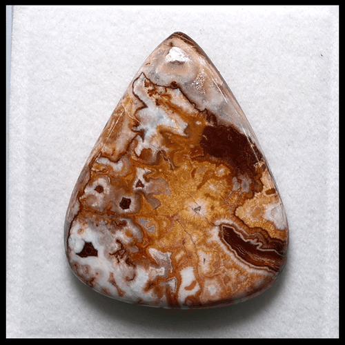 Lot 3 PC Natural Rosetta Jasper Hi-Quality 44mm-47mm Polished Cabochon Gemstones - Picture 5 of 12