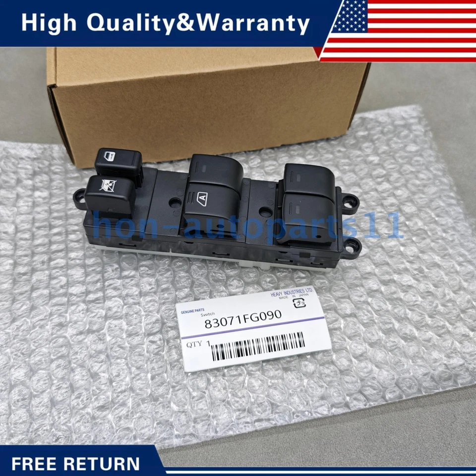 New For Subaru Impreza 08-12 Front Left Driver Side Power Window Switch - Image 2 of 4