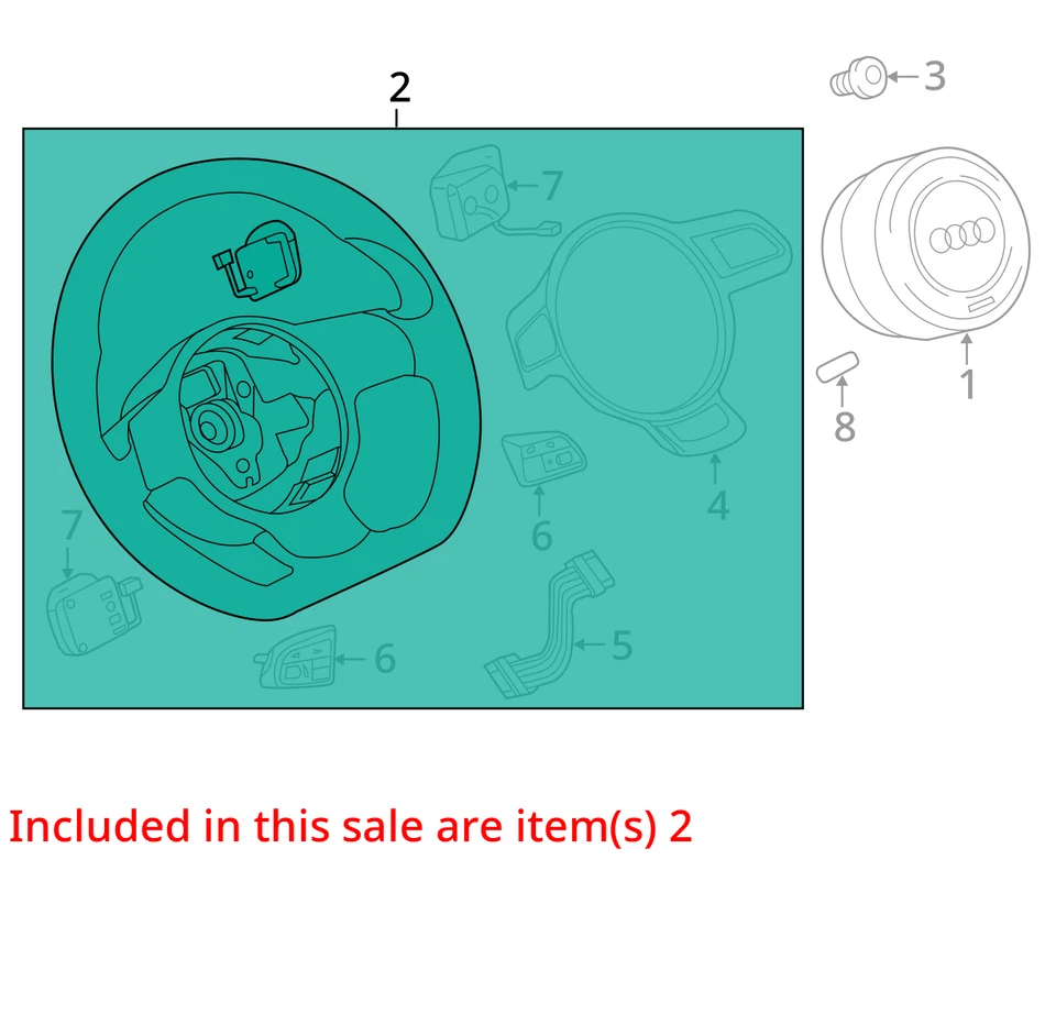 AUDI A4 QUATTRO S4 2013 2016 РЕАЛЬНЫЙ УГЛЕРОДА ПЛОСКИЙ НИЗ КРАСНЫЙ СТЕЖОК РУЛЕВОЕ КОЛЕСО - Изображение 3 из 4