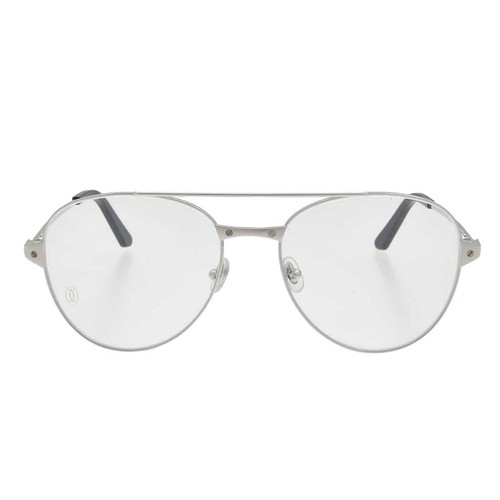 Cartier Santos de Cartier Demo Pilot Ladies Eyeglasses CT0307O 002 55 - 第 2/4 張圖片