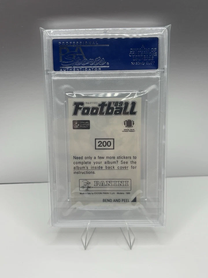 1989 Panini Sticker Herschel Walker PSA 10 Pop 1 - Image 2 of 2