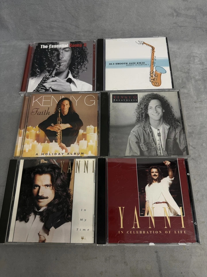 Lot 19 Smooth Jazz Easy Listening CDs Kenny G Yanni Clayderman Zamfir Cramer - Image 2 of 4