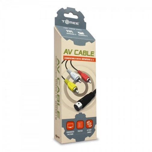 AV Cable for Sega Genesis 3/ Genesis 2 - Tomee - Image 2 of 2