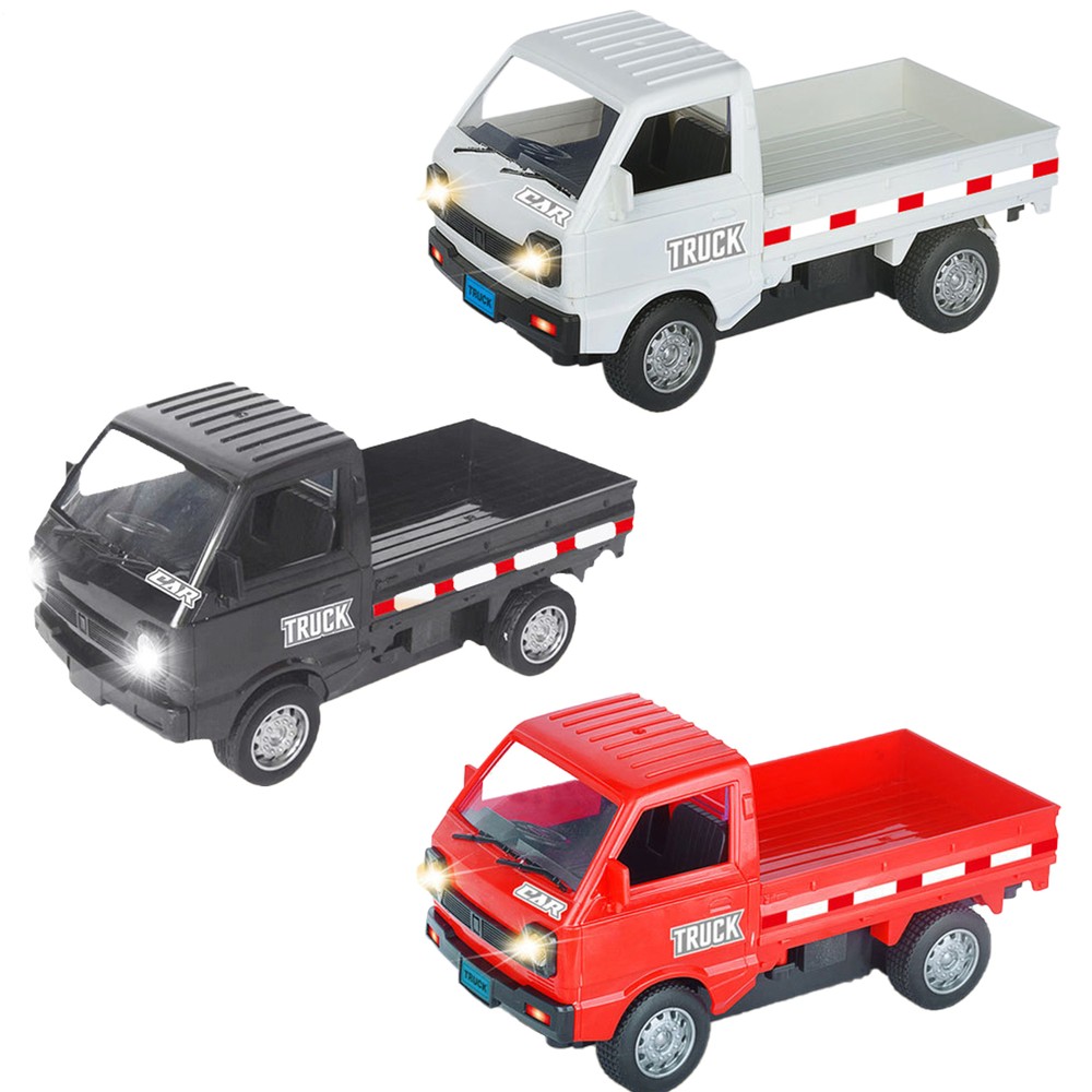1:16 Electric RC Pickup Truck with LED Lights and Remote Control  