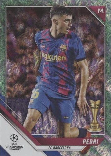 2021-22 Topps UEFA Champions League Pedri All Star Rookie Cup #155