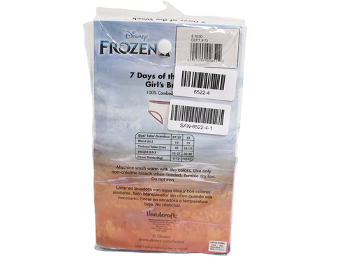 Toddler Girls' 7pk Frozen Briefs - 4T, One Color - Picture 3 of 3