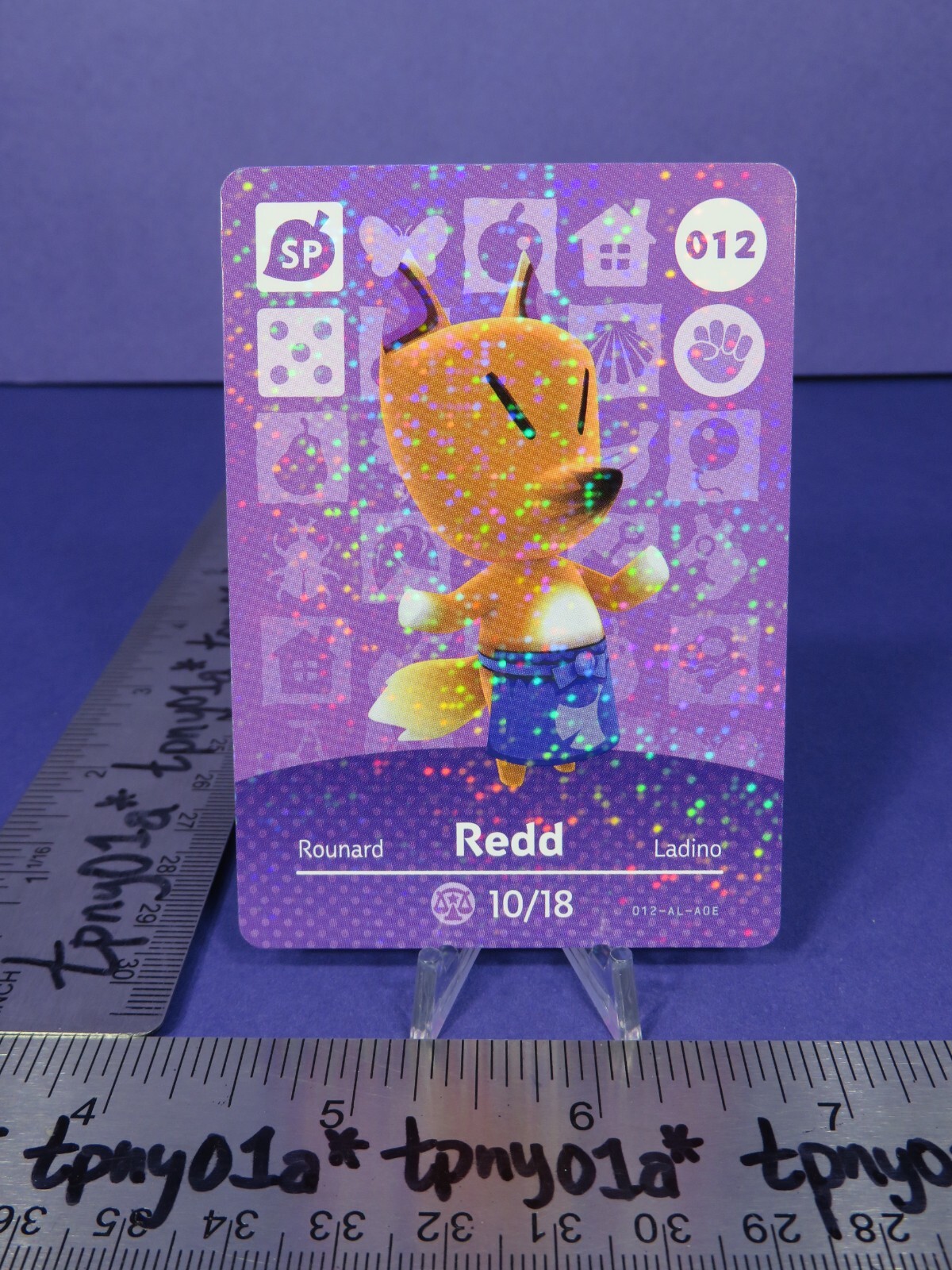 REDD #012 Authentic US Pack Animal Crossing Series 1 Amiibo Card eSE