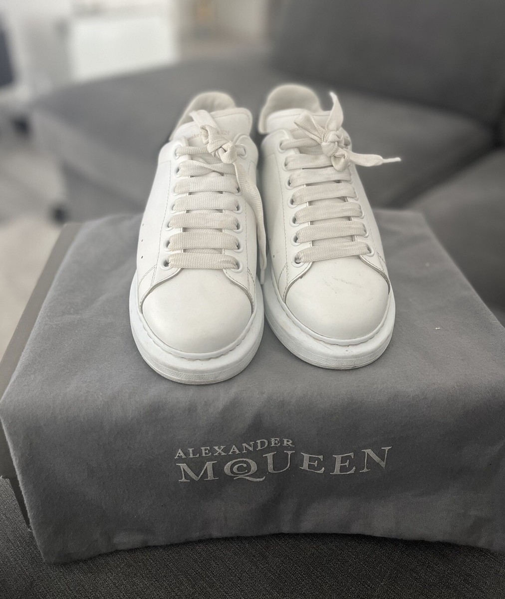 Size 7 - Alexander McQueen Oversized White Black | eBay