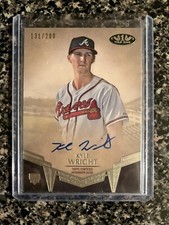 Topps 2019 Tier One Kyle Wright Auto Rookie Braves 