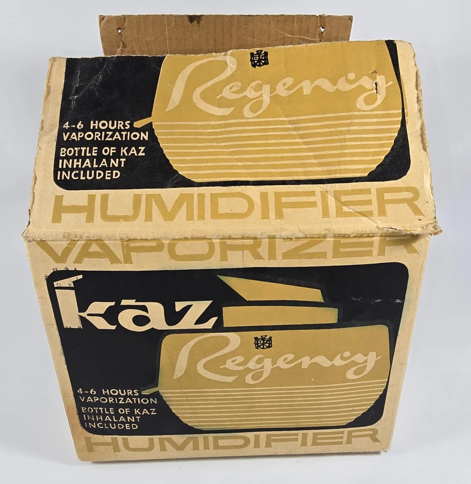 🌀 Vintage Kaz Regency Humidifier with Original Inhalant & Box 🧴 - Image 4 of 4