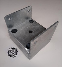 Post Base Foot Socket 150mm solid 5mm Thick Steel 70mm Elevation 6" 150mm High