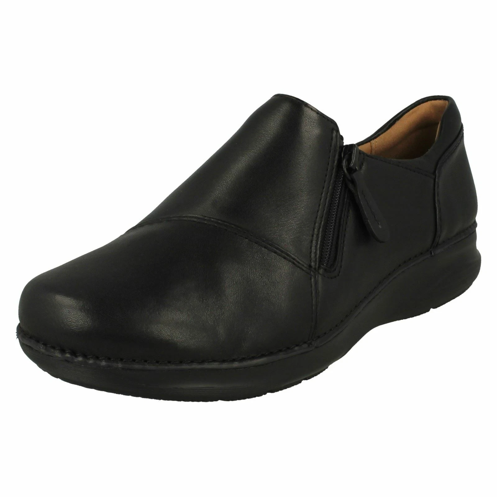 Scarpe con suola a zeppa Clarks da donna non strutturate cerniera Appley