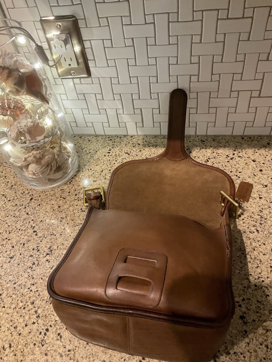Coach Courier Vintage Bonnie Cashin Bag Glovetanned Leather 8920
