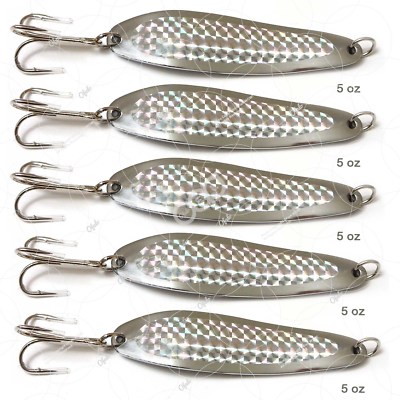 5 Leurres De Pêche Mer/casting - Jigs Métalliques Minnow - Cuillères - Magic Home