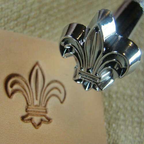US Stamps - #O4 Fleur-de-lis Stamp (Leather Stamping Tool) - Picture 1 of 6