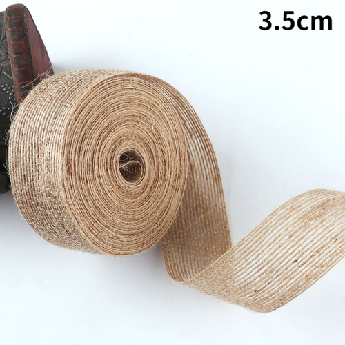 10M Jute Rope Twine Trim Nature Crafts Hollow Out Ribbon for DIY Bag ...