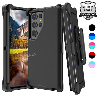 Samsung S24 24+ S24 Ultra S24 FE Shockproof Tough Defender Case Holster BeltClip | eBay Samsung S24 24+ S24 Ultra S24 FE Shockproof Tough Defender Case Holster BeltClip | eBay