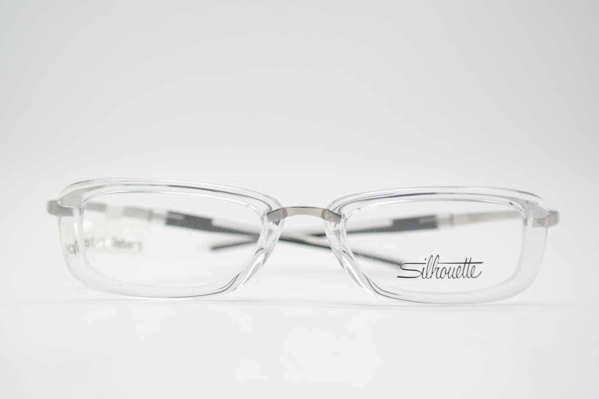 Lunettes Silhouette Spx 2817/10 Transparent Argent Carré Monture