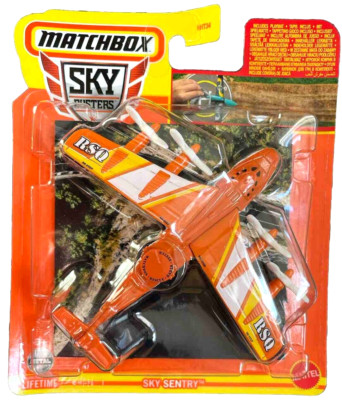 Sky Busters Sky Sentry Matchbox Propellerflugzeug mit Spielmatte Spielzeug 2024