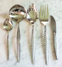 Venetia Community Stainless Serving Pieces Set ~Meat Fork, Serving Spoon, Ladle+