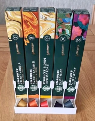 Dispensador de funda Nespresso Hold My Box para soporte para cápsulas de café Starbucks 5 filas - Imagen 1 de 4