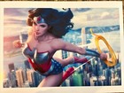 Wonder Woman 16x12 Art Print DC Comic Poster by Stanley Artgerm Lau