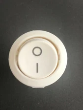 E-SWITCH RR812C2211 Rocker Switch On-Off, DPST 16A/125VAC panel mount, snap-in