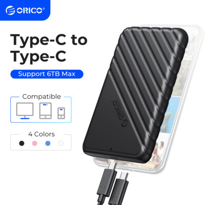 ORICO 2,5'' Festplattengehäuse 6Gbps USB3.0/ Type C SATA SSD HDD für 9.5mm 7mm
