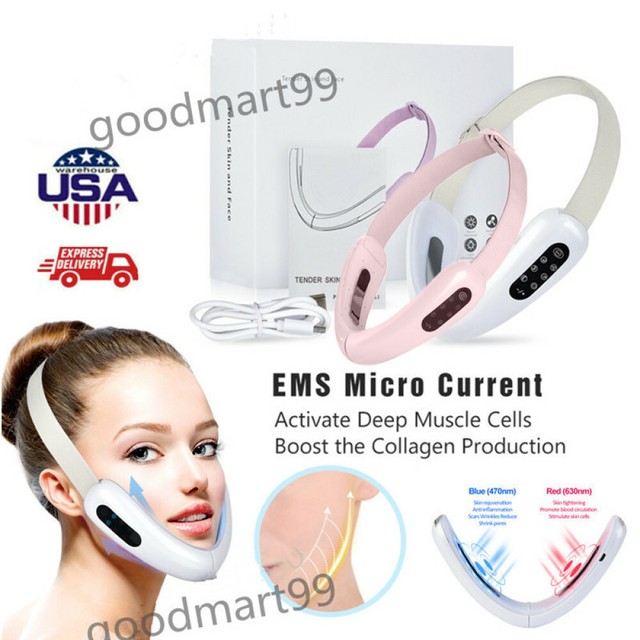 EMS Electric Massager Lifting Machine Facial Muscle Stimulator V Face