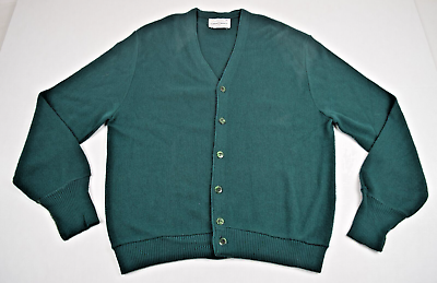 Sweater VTG Arnold Palmer 70s Robert Bruce Emerald Green Sweater VTG Arnold Palmer 70s Robert Bruce Emerald Green
