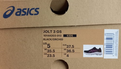 Mädchen Asics Jolt 3 Turnschuhe Schuhe Original Sneaker Schwarz Neu - Bild 16 von 18