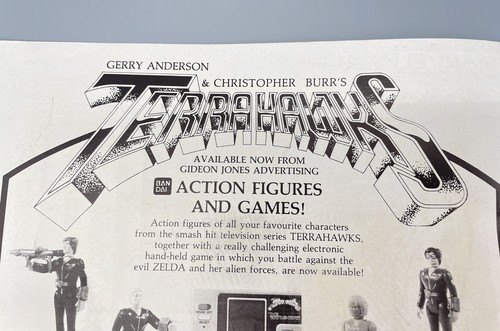 TERRAHAWKS BANDAI Action Figure Toy Advert Advertisement 1983 - Picture 2 of 7