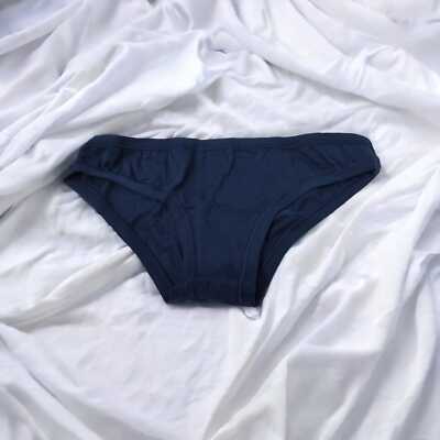 Slip da donna ragazza a vita bassa in cotone e modal Jadea 785 oceano blu