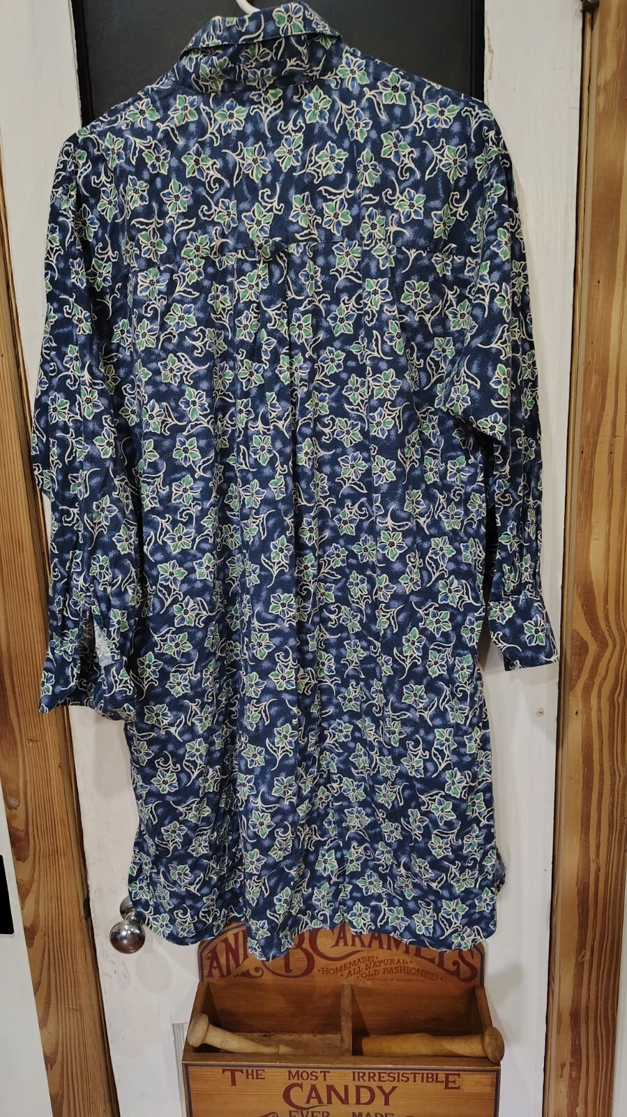 UNDERCOVER Abito da notte Victoria's Secret blu stampa floreale taglia small