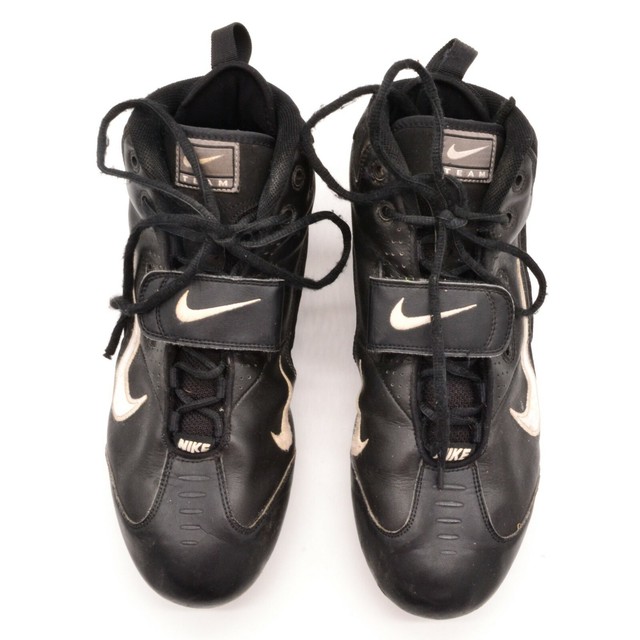 Nike Mens Football Cleats Size 11 Black Lace Up Hook & Loop Strap Pull On Tab | eBay