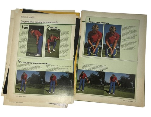 1985-1986 Golf Digest -Page Cutouts -104 Pages - Picture 8 of 12
