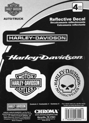 Harley-Davidson Aufkleber Set Chroma Reflective CG28002