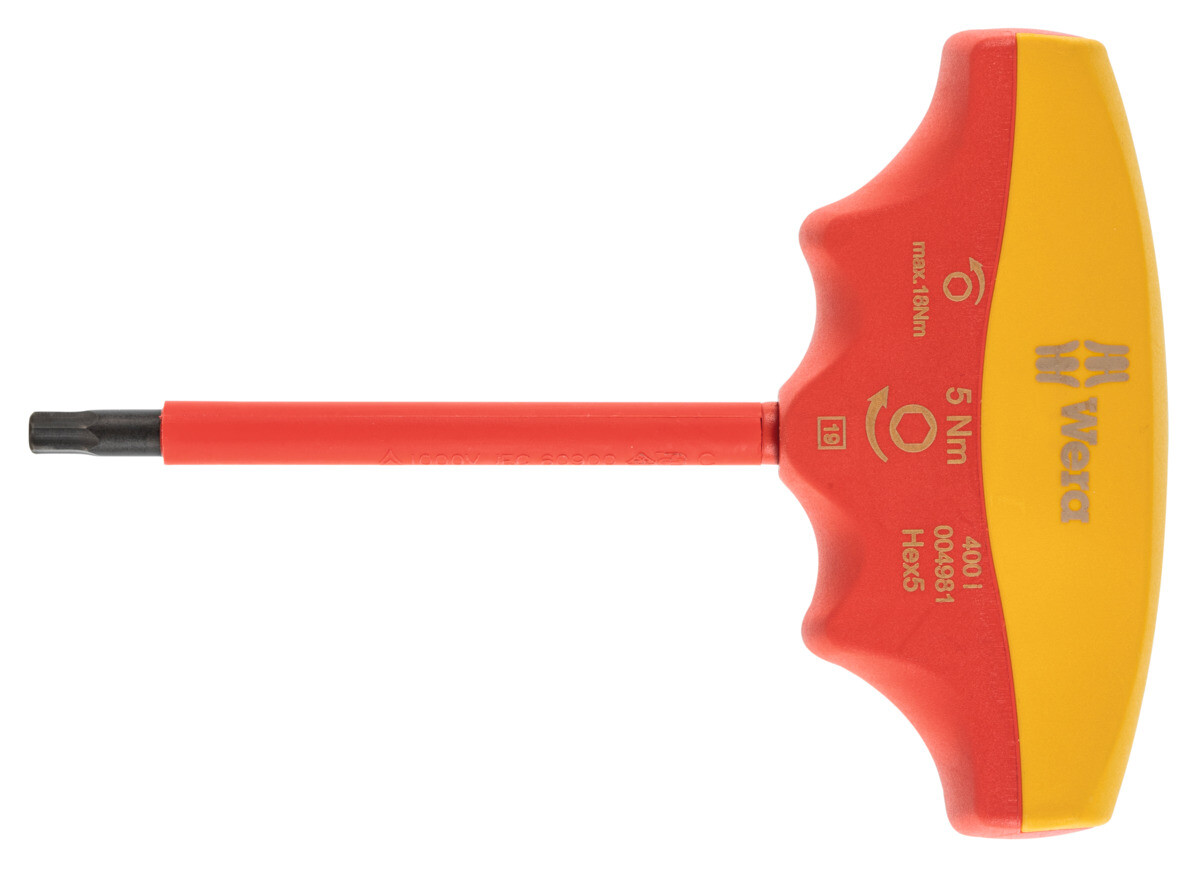 WERA - Giravite dinamometrico interamente isolati