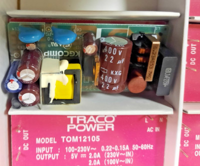 TOM12105 TRACO POWER  Wandler Open Frame AC DC  1 Output 5V-2A  Input 85 ~ 264