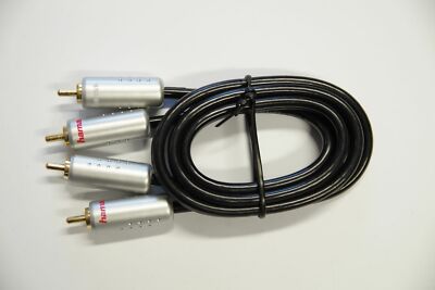 Hama Cartec Black Line 170 cm Chinchkabel 1 m OFC Kupfer Chinch Kabel 2x2