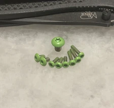 Zombie Green Torx Screws For Benchmade Griptilian Scale Pivot & Clip 550 551 553