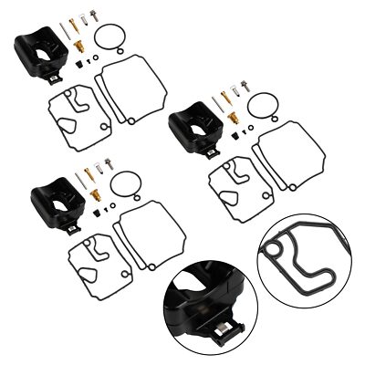 3X Vergaser Reparatur Satz für Yamaha 2 Stroke 40HP 50HP Outboard Motor