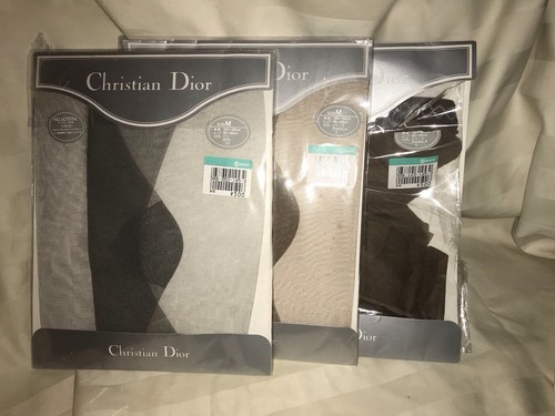 LOT 3 Vtg Kanebo Japanese Christian Dior Sheer Panty Hose Pantyhose Japan Hose M