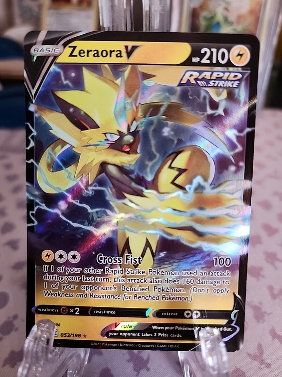 Pokémon Zeraora V Chilling Reign 053/198 Holo Ultra Rare | eBay