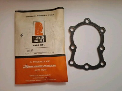 NOS OEM Genuine Tecumseh Engine Cylinder Head Gasket.  Part 28989
