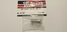 21197	Team Associated 18T Front Spring - Silver (2)