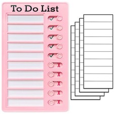 Chore Chart for Kids To Do List Daily Routine Schedule Board Pink Portable
