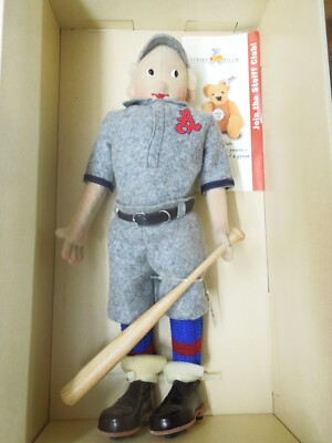 STEIFF BASEBALLSPIELER 1913; Limitierte Auflage von 1200, 1995 (Nr. 00939) Originalverpackt